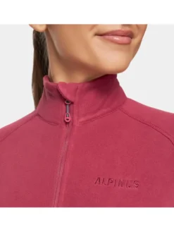 Alpinus Polar Lucania 1/3 zipper Różowy Regular Fit