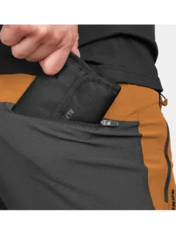 Alpinus Spodnie outdoor Dekan Pomarańczowy Regular Fit
