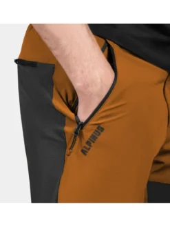 Alpinus Spodnie outdoor Dekan Pomarańczowy Regular Fit
