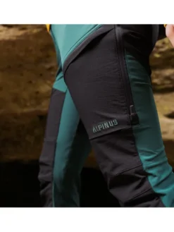 Alpinus Spodnie outdoor Socompa Zielony Regular Fit