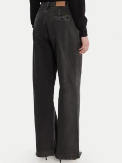 Artigli Jeansy Palazzo Vita Alta ADDE003646 Czarny Wide Leg
