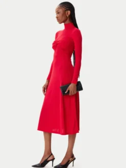 Artigli Sukienka koktajlowa ACAB003158 Czerwony Regular Fit