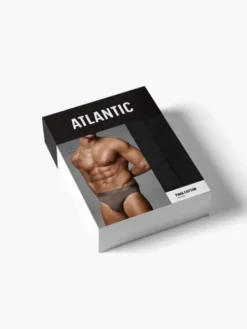 Atlantic Slipy pima cotton Czarny