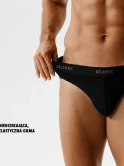 Atlantic Slipy sport Czarny