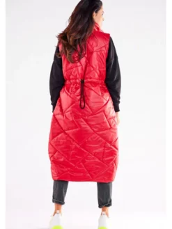 Awama Bezrękawnik A544 Czerwony Basic Fit