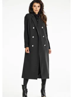 Awama Kamizelka A664 Czarny Basic Fit