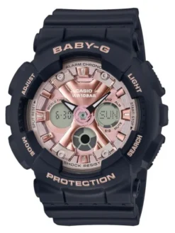 Baby-G Zegarek Casio-BA-130-1A4ER Czarny