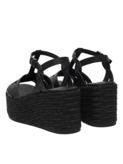Badura Espadryle EO-AMARI-LT0228-26-805 Czarny