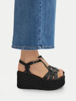 Badura Espadryle EO-AMARI-LT0228-26-805 Czarny