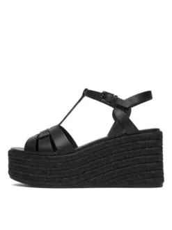 Badura Espadryle EO-AMARI-LT0228-26-805 Czarny
