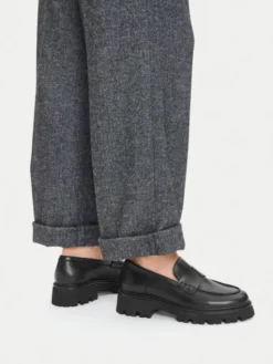 Badura Loafersy C-AYA-25050PBA Czarny