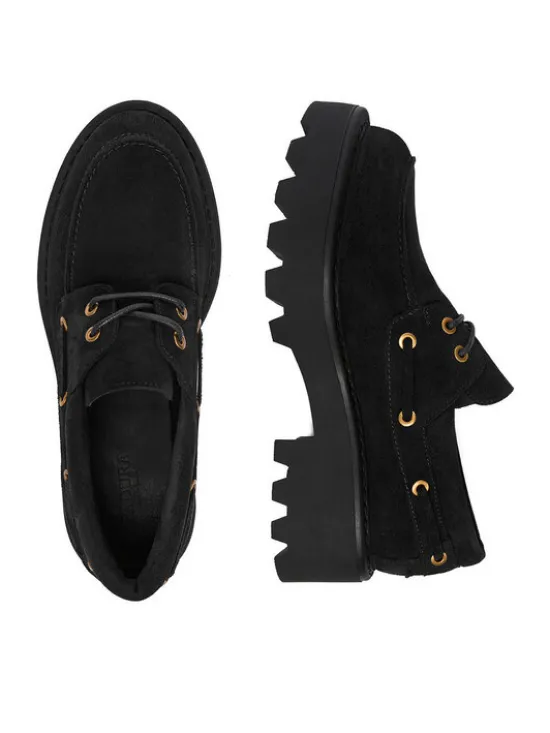Badura Loafersy EO-AZALEA-8126-25 Czarny