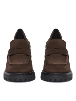 Badura Loafersy GATE-25820LM Brązowy ciemny