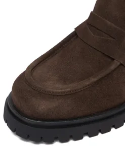 Badura Loafersy GATE-25820LM Brązowy ciemny