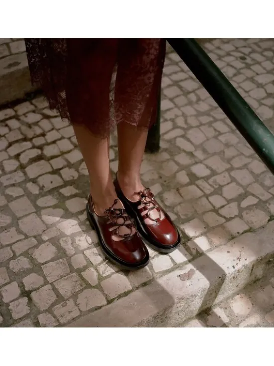 Balagan Półbuty Ruby Bordowy
