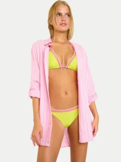 Banana Moon Koszula Garel Galeana MVD33 Różowy Regular Fit