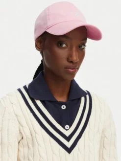 Barbour Czapka z daszkiem Cascade MHA0274PI51 Różowy