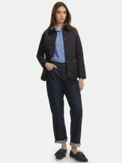 Barbour Kurtka przejściowa Annandale LQU0475NY91 Granatowy Regular Fit