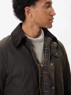 Barbour Kurtka przejściowa Ashby MWX0339OL71 Zielony Regular Fit