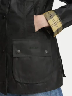 Barbour Kurtka przejściowa Beadnell LWX0667SG91 Czarny Regular Fit