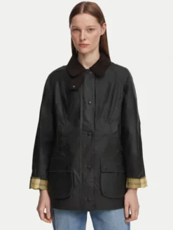 Barbour Kurtka przejściowa Beadnell LWX0667SG91 Czarny Regular Fit