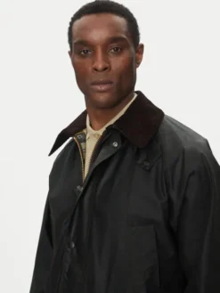 Barbour Kurtka przejściowa Bedale MWX0018SG91 Zielony Relaxed Fit