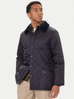 Barbour Kurtka przejściowa MQU0001NY91 Liddesdale Granatowy Regular Fit