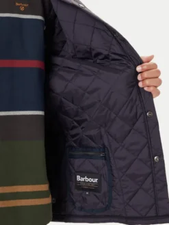 Barbour Kurtka przejściowa MQU0001NY91 Liddesdale Granatowy Regular Fit