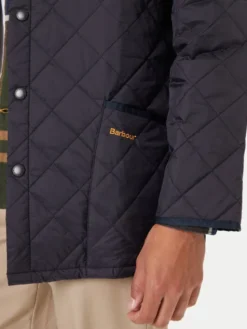 Barbour Kurtka przejściowa MQU0001NY91 Liddesdale Granatowy Regular Fit