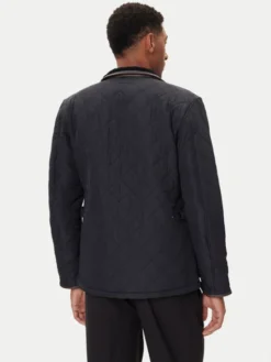 Barbour Kurtka przejściowa Powell MQU0281NY71 Granatowy Slim Fit
