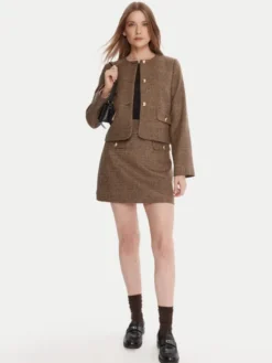 Barbour Marynarka LTA0126BR51 Brązowy Regular Fit