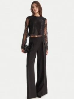 Bardot Bluzka Antonelle 60127TB Czarny Regular Fit