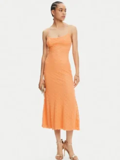 Bardot Sukienka koktajlowa Adoni 57998DB1 Pomarańczowy Regular Fit