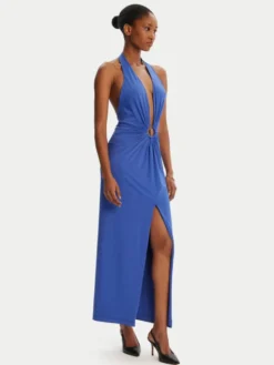 Bardot Sukienka koktajlowa Alma Plunging 59914DB Niebieski Regular Fit