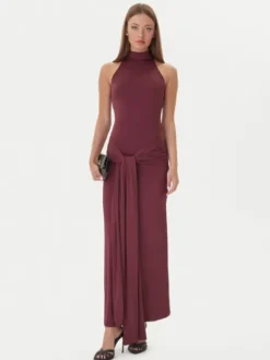 Bardot Sukienka wieczorowa Isadora 60102DB Bordowy Regular Fit