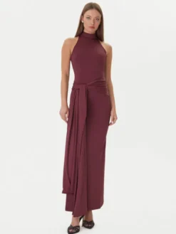 Bardot Sukienka wieczorowa Isadora 60102DB Bordowy Regular Fit