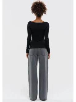 BENU Bluzka AW25 Czarny Regular Fit