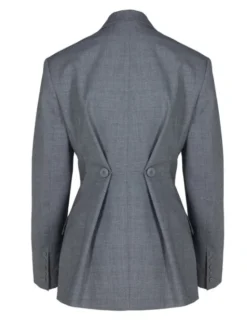 BENU Marynarka AW25 Szary Regular Fit
