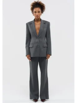 BENU Marynarka AW25 Szary Regular Fit