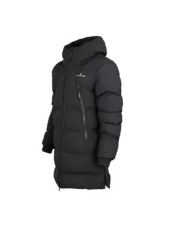 Bergson Płaszcz zimowy SNOW LEOPARD Czarny Regular Fit