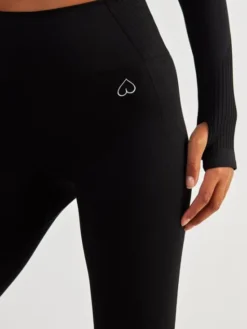 BeShaped Legginsy Bezszwowe Femme Force Czarny Active Fit