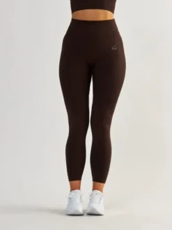 BeShaped Legginsy Modelujące Body Boost Brązowy Shaping Fit