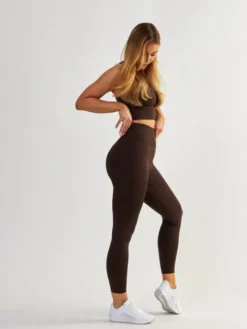 BeShaped Legginsy Modelujące Body Boost Brązowy Shaping Fit