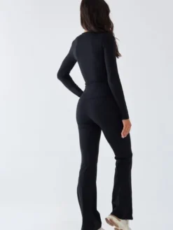 BeShaped Longsleeve Morning Dew Czarny Shaping Fit