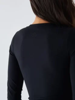 BeShaped Longsleeve Morning Dew Czarny Shaping Fit