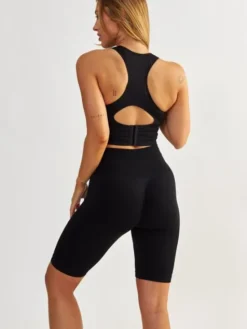 BeShaped Szorty sportowe Modelujące Body Boost Czarny Shaping Fit