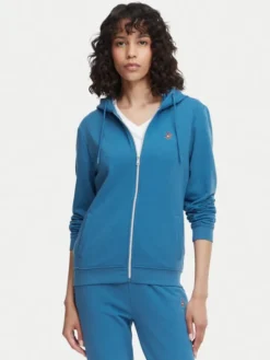 Beverly Hills Polo Club Bluza P-SS26W-F546540 Niebieski Regular Fit