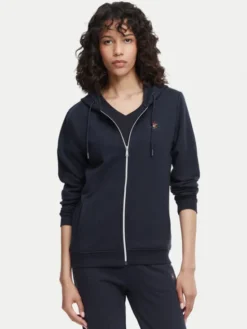 Beverly Hills Polo Club Bluza P-SS26W-F546540 Granatowy Regular Fit
