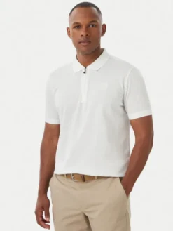 Beverly Hills Polo Club Polo M2734 Biały Regular Fit