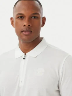 Beverly Hills Polo Club Polo M2734 Biały Regular Fit